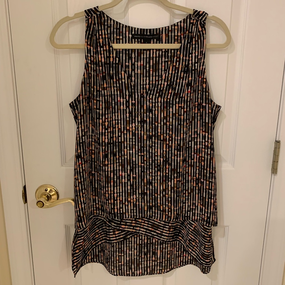 White House Black Market top, sz. Small, EUC